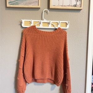 moon & madison Terracotta Knit Sweater